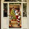 Christmas Deer Door Cover Decoration Hanging Winter Santa Claus Christmas Outdoor Backdrop Door Ban 2