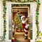 Christmas Deer Door Cover Decoration Hanging Winter Santa Claus Christmas Outdoor Backdrop Door Ban 4