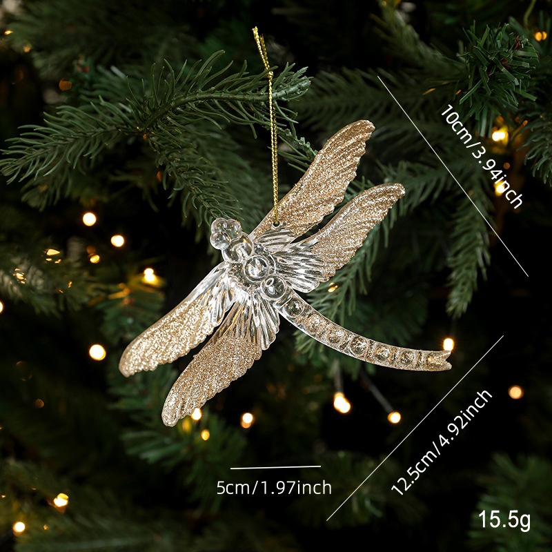 Christmas Butterfly Ball Ornament, Party Wall Hanging Pendant, New Year Decor Accessories, Festive Holiday Decoration