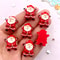 Cartoon Santa Claus Figurine, Resin Flatback Stone, DIY Bow Accessories, Red Series Christmas Decor, Holiday Scrapbook
