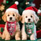 Santa Claus Snowman Dog Bandanas Christmas Plaid Pet Scarf Triangle Saliva Towel Holiday Pet Access 0