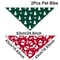 Santa Claus Snowman Dog Bandanas Christmas Plaid Pet Scarf Triangle Saliva Towel Holiday Pet Access 6