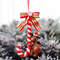 Snowman Cane Hanging Pendant Christmas Soft Pottery Santa Claus Xmas Tree Ornaments New Years Navid 3