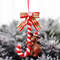 Snowman Cane Hanging Pendant Christmas Soft Pottery Santa Claus Xmas Tree Ornaments New Years Navid 6