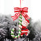 Snowman Cane Hanging Pendant Christmas Soft Pottery Santa Claus Xmas Tree Ornaments New Years Navid 8