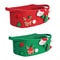 New Holiday Themed Santa Storage Christmas Organization Bin Gift And Toy Accessories Container 0
