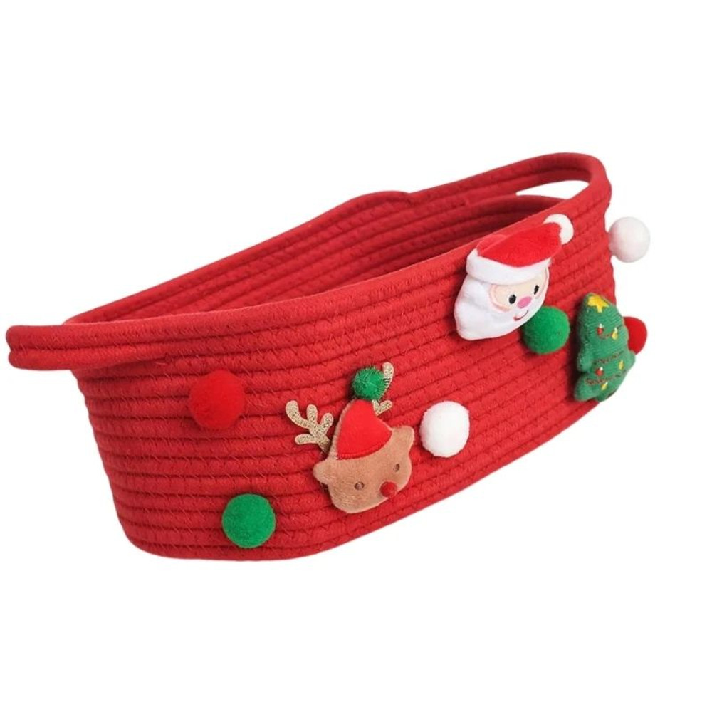 New Holiday Themed Santa Storage Christmas Organization Bin Gift And Toy Accessories Container 2