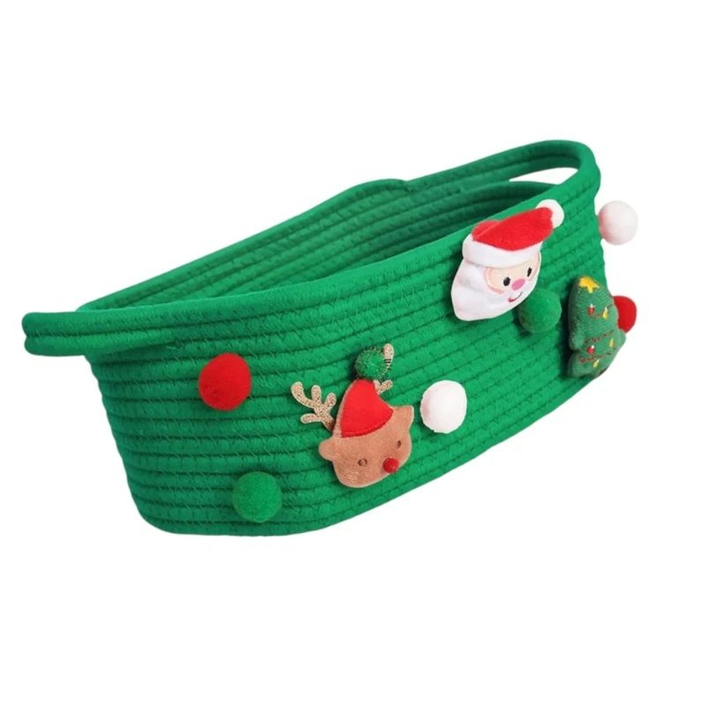 New Holiday Themed Santa Storage Christmas Organization Bin Gift And Toy Accessories Container 4