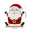Festive Wooden Santa Claus Christmas Decor Ornament For Home Office Tree 4