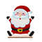 Festive Wooden Santa Claus Christmas Decor Ornament For Home Office Tree 3