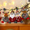 Christmas Tree Decorations, Plush Hanging Ornaments, Snowman Reindeer Bear, Kids Room Window Pendants, Holiday Party