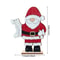 Festive Wooden Santa Claus Ornament, Christmas Decor Figurine with The List Scroll, Holiday Tabletop Decoration