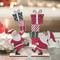 Wooden Christmas Santa Claus Ornaments, Stacking Gift Decor, Festive Holiday Home Decoration