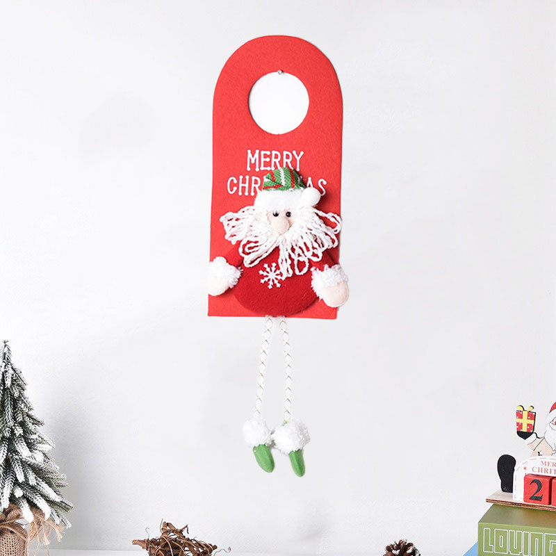 Christmas Tree Decoration, Santa Claus Pendant, Elk Snowman Pendant, Happy New Year Ornament, Noel Navidad Christmas