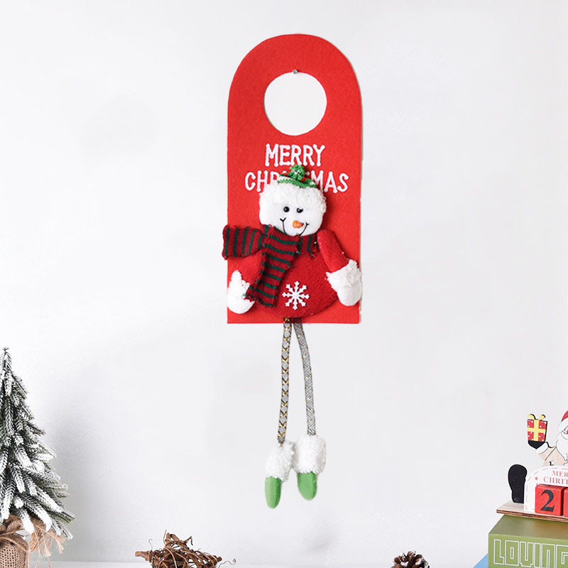 Christmas Tree Decoration, Santa Claus Pendant, Elk Snowman Pendant, Happy New Year Ornament, Noel Navidad Christmas