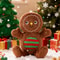 Kawaii Gingerbread Man Plush Christmas Party Decoration Toys Exquisite Decorative Item Festival Gif 2