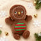 Kawaii Gingerbread Man Plush Christmas Party Decoration Toys Exquisite Decorative Item Festival Gif 3