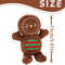 Kawaii Gingerbread Man Plush Christmas Party Decoration Toys Exquisite Decorative Item Festival Gif 4