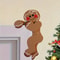 Christmas Gingerbread Man Wall Stickers Removable Festive Party Decoration Home Decor For Bedroom L 2