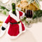 Santa Bottle Cover Jacket Christmas Wine Bottle Sweater Cover Wine Gift Holder For Party Display Ho 0