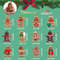 Assorted Gingerbread Figurines Ornaments Christmas Tree Hanging Decorations Gingerbread Man Ornamen 1