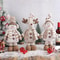 Knit Deer Santa Claus Christmas Decorations Factory Doll Expandable Figurine Window Scene Arrangeme 1