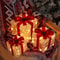 Decorative Boxes Lighted Gift Boxes Decorations Party Tree Skirt Ornament For Holiday Christmas 0