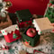 Xmas Tree Felt Box With Ribbon Multifunctional Christmas Eve Apple Gift Box Reindeer Plush Candy Tr 2