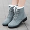 Flat Boots For Women Platform Ladies Shoes Plush Keep Warm Boots Cozy Winter Shoes Women 0