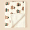 Baby Swaddle Wrap Winter Baby Blanket Soft Flannel Lamb Fleece Quilt For Newborn 6