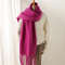 Cashmere Winter Scarf For Women Soft Thick Blanket Shawl With Tassels 4