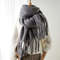 Cashmere Winter Scarf For Women Soft Thick Blanket Shawl With Tassels 16