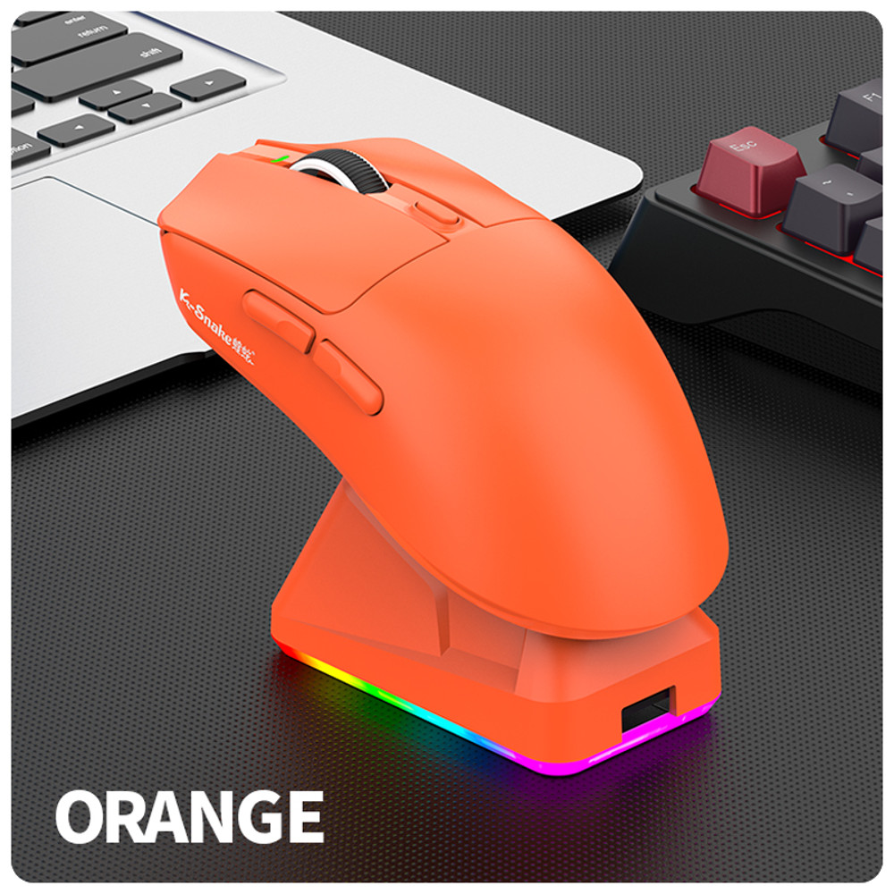 Three Mode E Sports Bluetooth Wireless Mouse Game Lightweight Magnetic Charging Laptop Desktop Mous 10