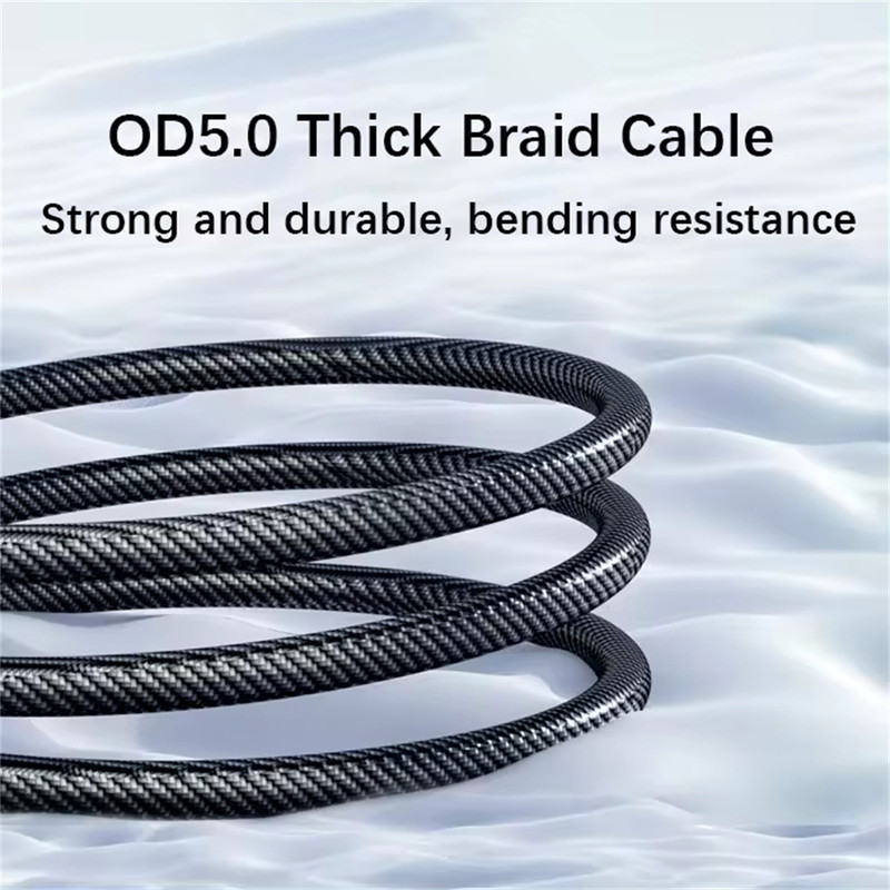 Super Fast Charging Cable With LED Display Type C To Type C Cable Phone USB To Type C Data Cord 2