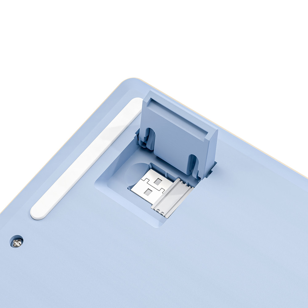 Wireless Keyboard Gaming Dual Mode Bluetooth Keyboard With Rainbow Light RGB PBT Ballcaps Silent Of 3