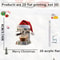 Holiday Coffee Machine Charm Acrylic Christmas Coffee Decoration Adorable Xmas Tree Pendant For Hol 5