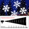 Snowflake Projector LED USB Holiday Lights Outdoor Lamp For New Year Party Christmas Projection Spo 2