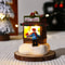 Resin LED Micro-Landscape Santa Claus, Christmas Desktop Decoration, Newest Christmas Gift Home Decoration, House Craft