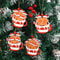 Merry Christmas Party Decoration Christmas Gingerbread Man Wooden Pendant Xmas Navidad Natal New Ye 2