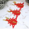 Snowflake Design Christmas Felt Cutlery Holders, Merry Christmas Decoration for Home