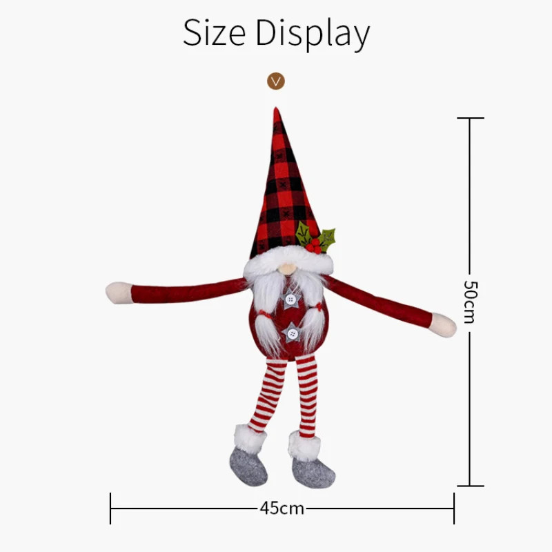 Creative Cartoon Doll Kid Stuffed Plush Toy Christmas Decoration 2