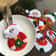 Christmas Dinner Table Ornaments Knife Fork Tableware Holders Christmas Cutlery Bag Pocket 0