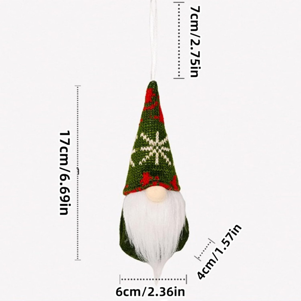 Cute Santa Claus Figurines Christmas Hanging Dwarf Decorations Perfect Festive Holiday Ornaments Fo 1