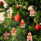 Christmas Tree Hanging Decorations, Gingerbread Man Ornaments, Assorted Plastic for Tree