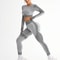 Breathable Seamless Yoga Suit New Sports Tight Running Women Fitness Outdoor Suit 5