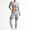 Breathable Seamless Yoga Suit New Sports Tight Running Women Fitness Outdoor Suit 0