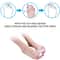 Improve Foot Health and Comfort, Silicone Toe Corrector, Hallux Valgus Buffer Toe Separator