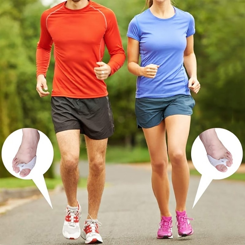 Improve Foot Health and Comfort, Silicone Toe Corrector, Hallux Valgus Buffer Toe Separator