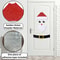 Felt Cloth Snowman, Elk Wall Sticker, Christmas Door Window Stickers Santa Claus Christmas Home Decoration