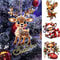 Christmas Cartoon Fawn Acrylic Tree Pendant Cute Elk Decorations For New Year Gifts And Party Decor 0